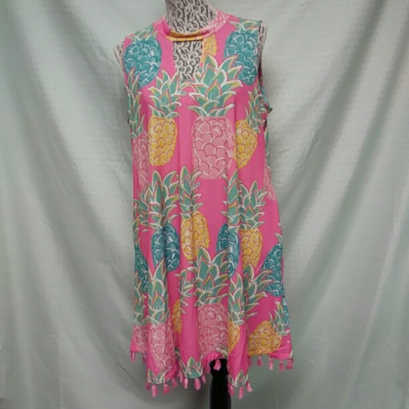 Simply southern dresses pineapple Clearance